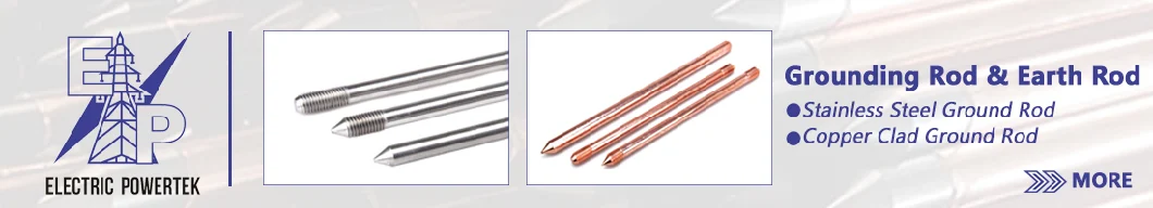 Copper Clad Steel Ground Rod Grounding Products Factory Supply
