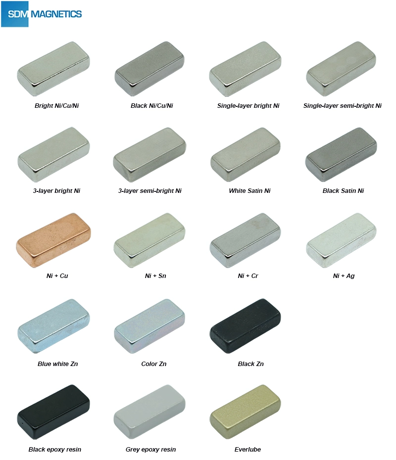 Nickel Plated Sintered Magnetic Products with Rare Earth Magnet