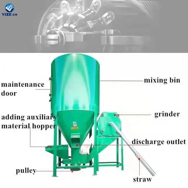 Factory Outlets Poultry Feed Mixer Grinder Machine Africa Best Sell Price Hot Product