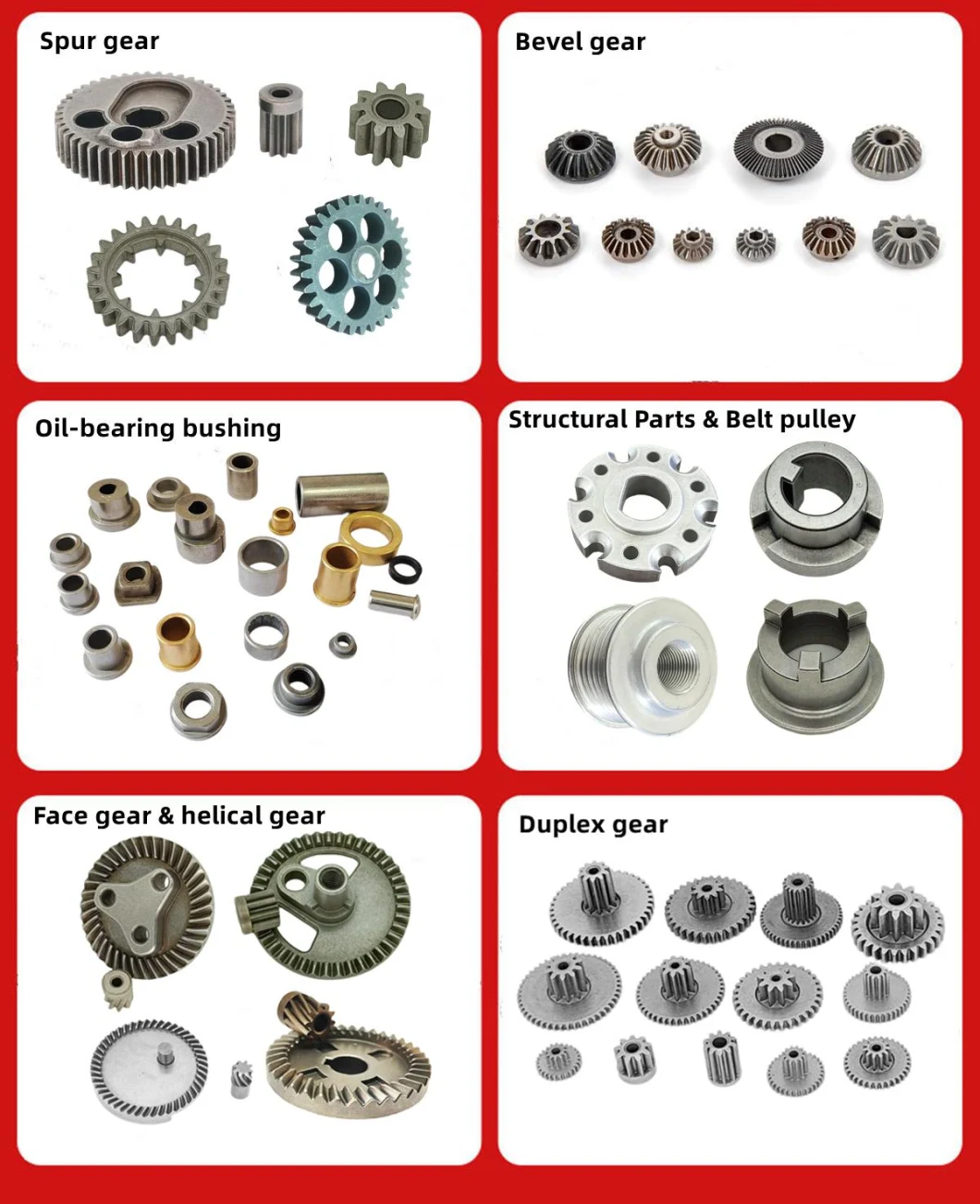 (OEM/ODM) CNC Hardware Lock Body Parts Processing Custom Powder Metallurgy Iron Base Stainless Steel Copper Products